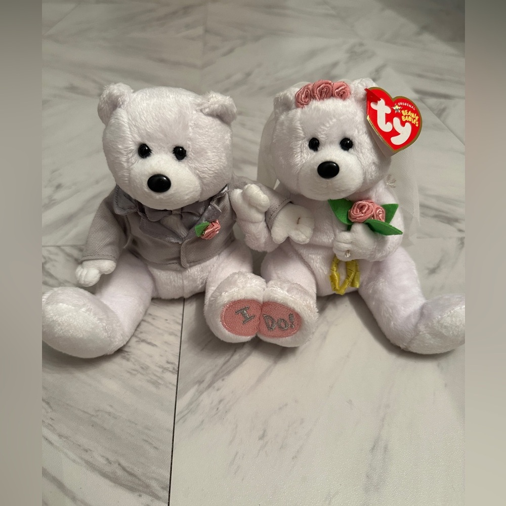 TY Beanie Babies “We Do” wedding bears